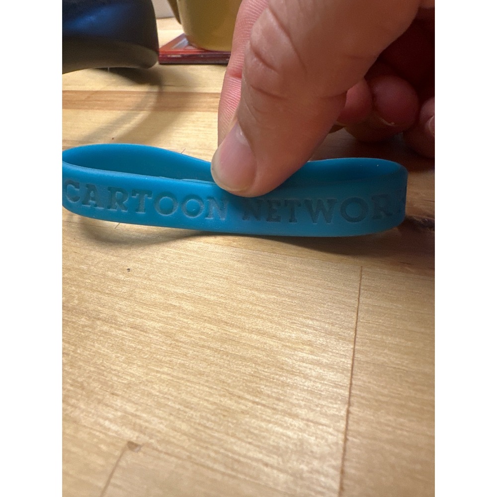 Cartoon Network Stop Bullying Speak Up Blue Silicone Rubber Wristband Bracelet